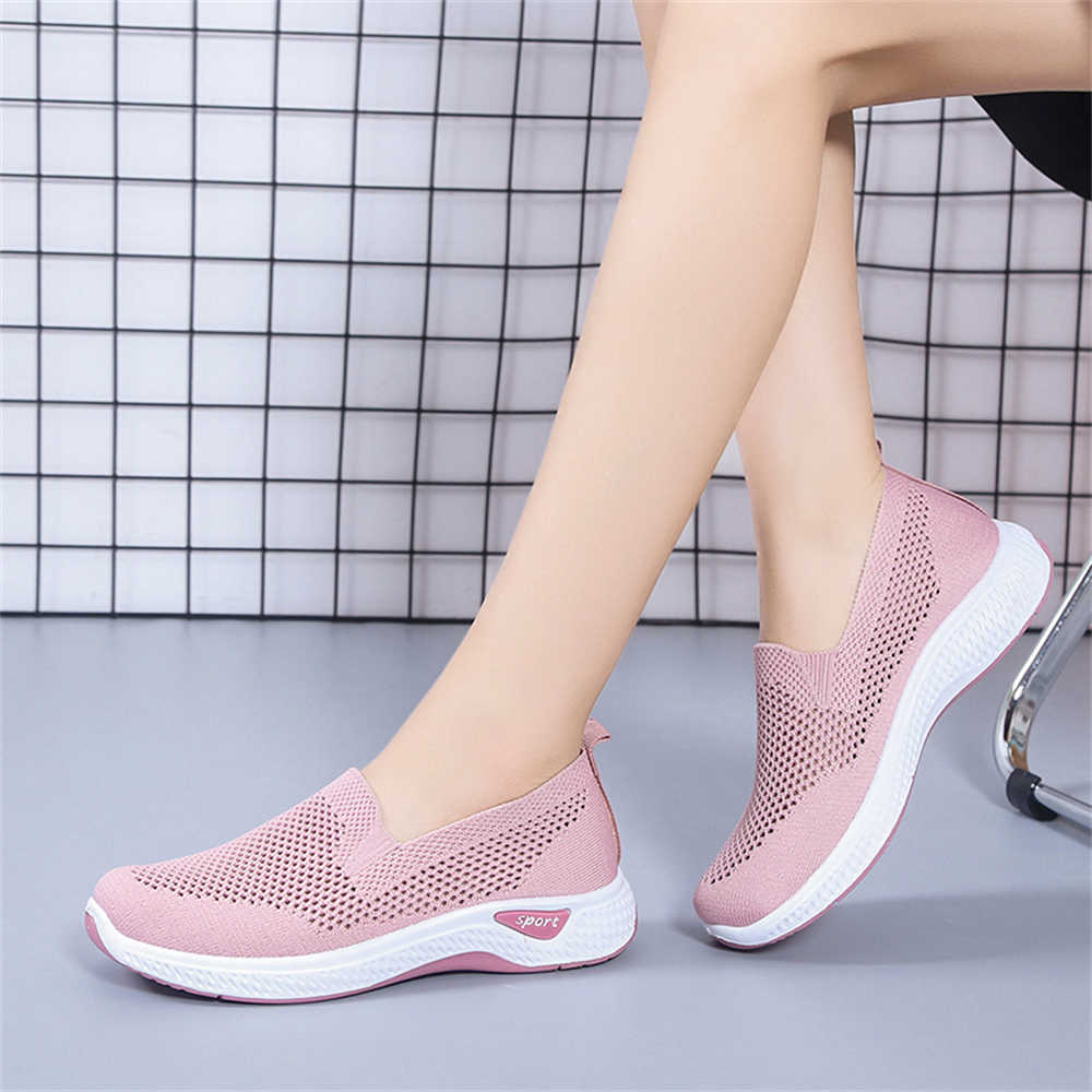Women Shoes Luxury Brand - Hollow Without Laces Red Sneakers Women