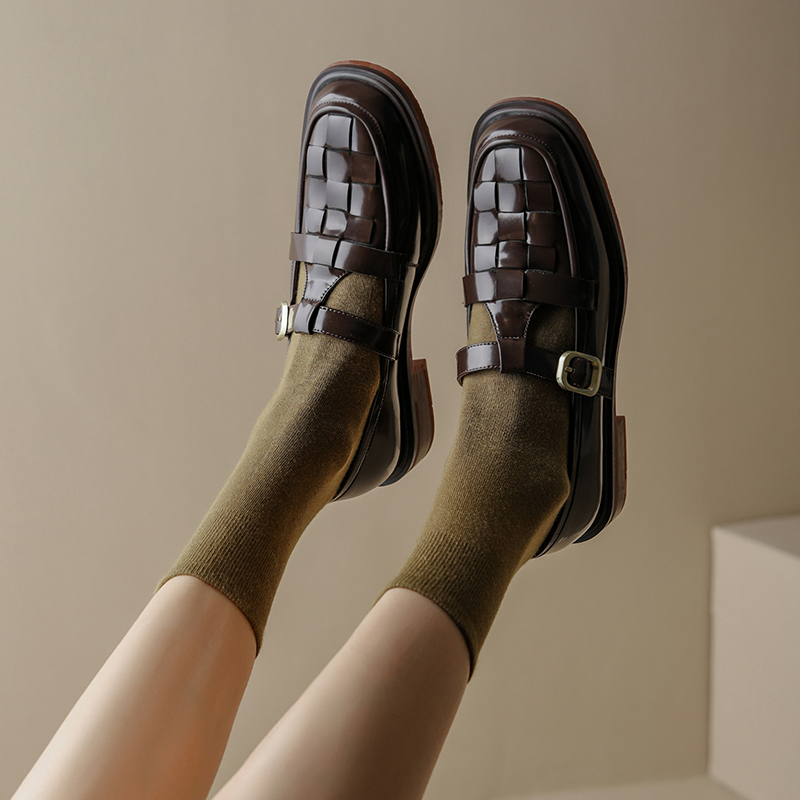 Women Shoes Loafers - 2022 New Spring Women Shoes Genuine