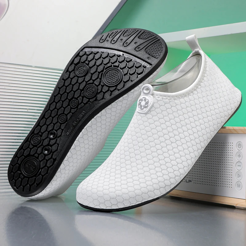 White Quick-Dry Aqua Shoes Men – Women'S Shoes Professional recenzja i cena