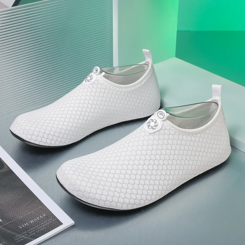 White Quick-Dry Aqua Shoes Men – Women'S Shoes Professional recenzja i cena