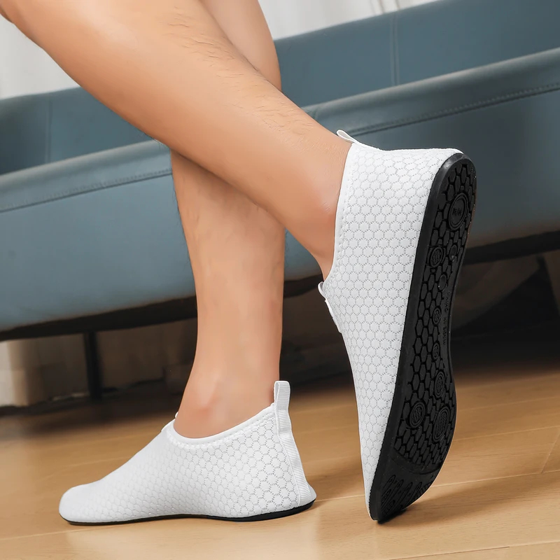 White Quick-Dry Aqua Shoes Men – Women'S Shoes Professional recenzja i cena