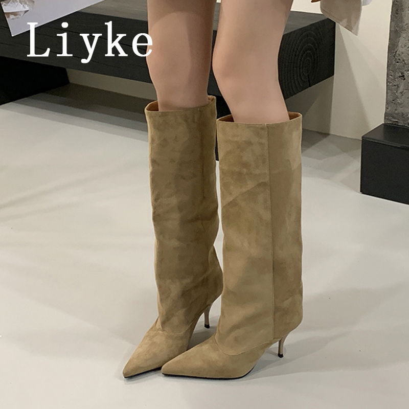 Liyke Autumn Winter Thin Kitte – Women'S Shoes Kitten Heels recenzja i cena