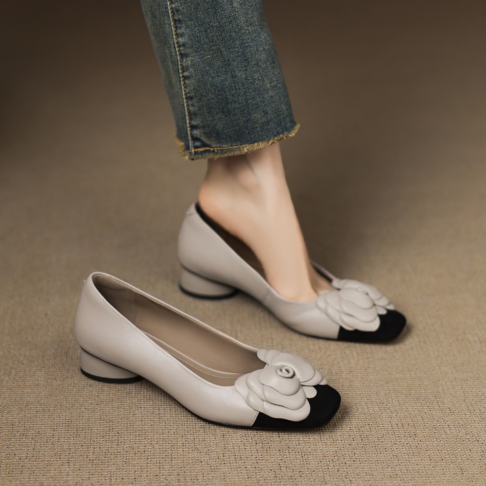 Fashion Flower Single Shoes Au – Women Shoes Loafers recenzja i cena