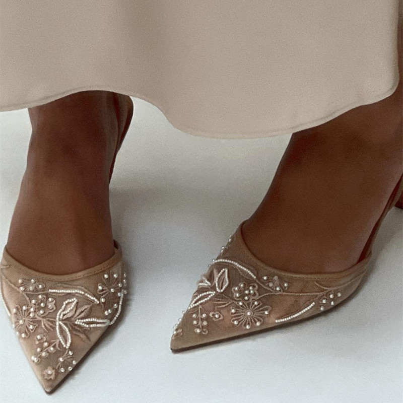 Summer and Autumn Pointed Fine – Women Shoes Luxury Brand recenzja i cena
