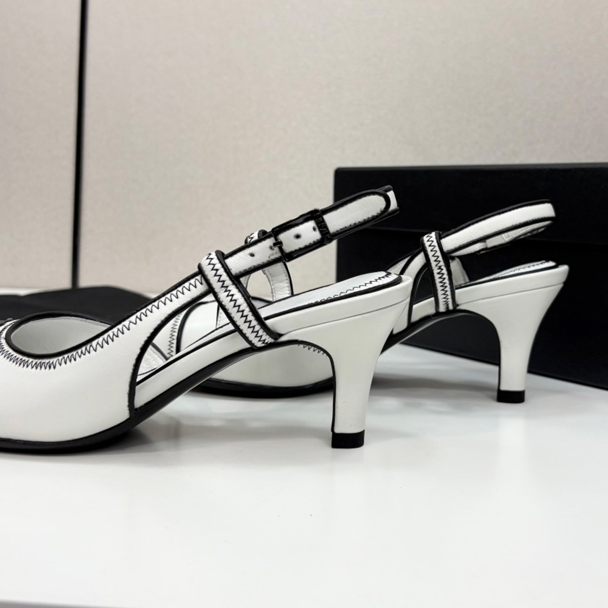 2026 Women's Leather Contrast  – Women'S Shoes Kitten Heels recenzja i cena