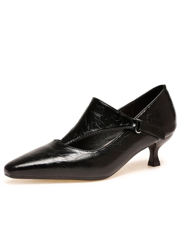 Women's Dark Retro Kitten Heel – Women'S Shoes Kitten Heels recenzja i cena