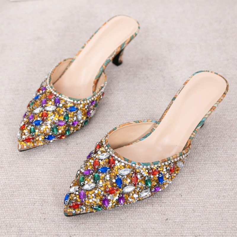 Luxury Rhinestone Kitten Heel  – Women'S Shoes Kitten Heels recenzja i cena
