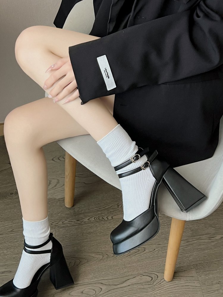 Comfortable  Square Toe High H – Women'S Shoes Water Resistant recenzja i cena