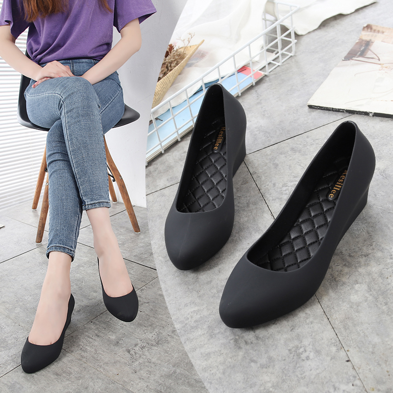 Resillee Women Navy Blue Wedge – Women'S Shoes Water Resistant recenzja i cena