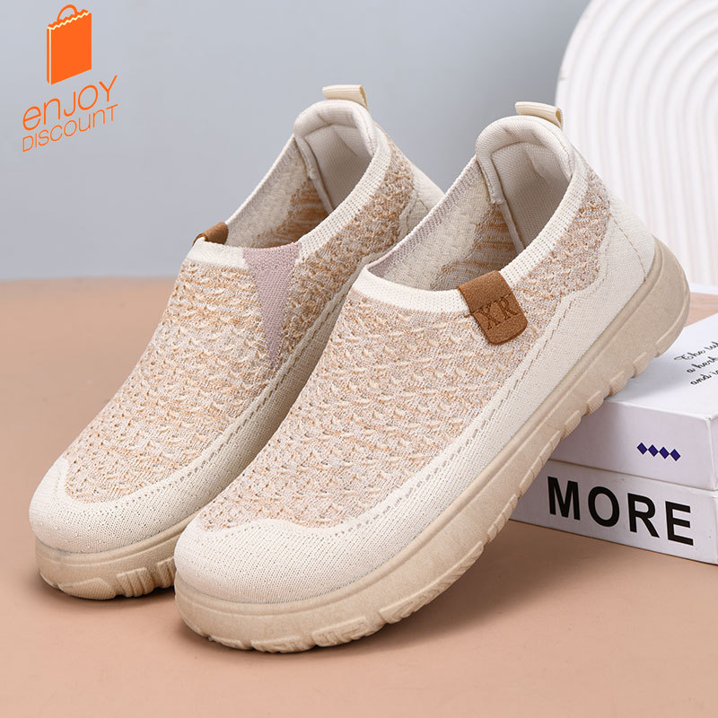 Spring and summer fly-woven br – Women Shoes Loafers recenzja i cena