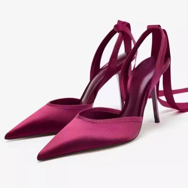 Snake Satin Ankle Strap Luxury – Women Shoes Luxury Brand recenzja i cena
