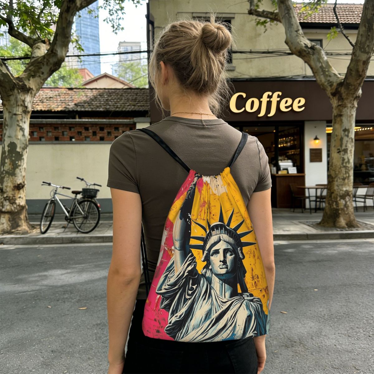 Statue Of Liberty Graffiti Pri – Women'S Shoes Liberty recenzja i cena