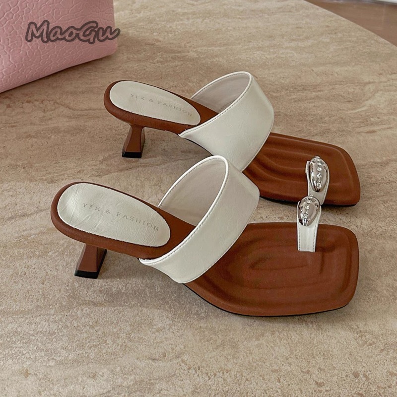 Fashion Women's Toe Ring Kitte – Women'S Shoes Kitten Heels recenzja i cena