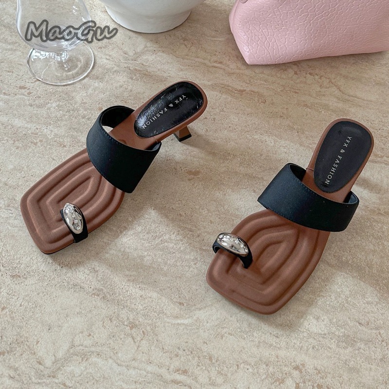 Fashion Women's Toe Ring Kitte – Women'S Shoes Kitten Heels recenzja i cena