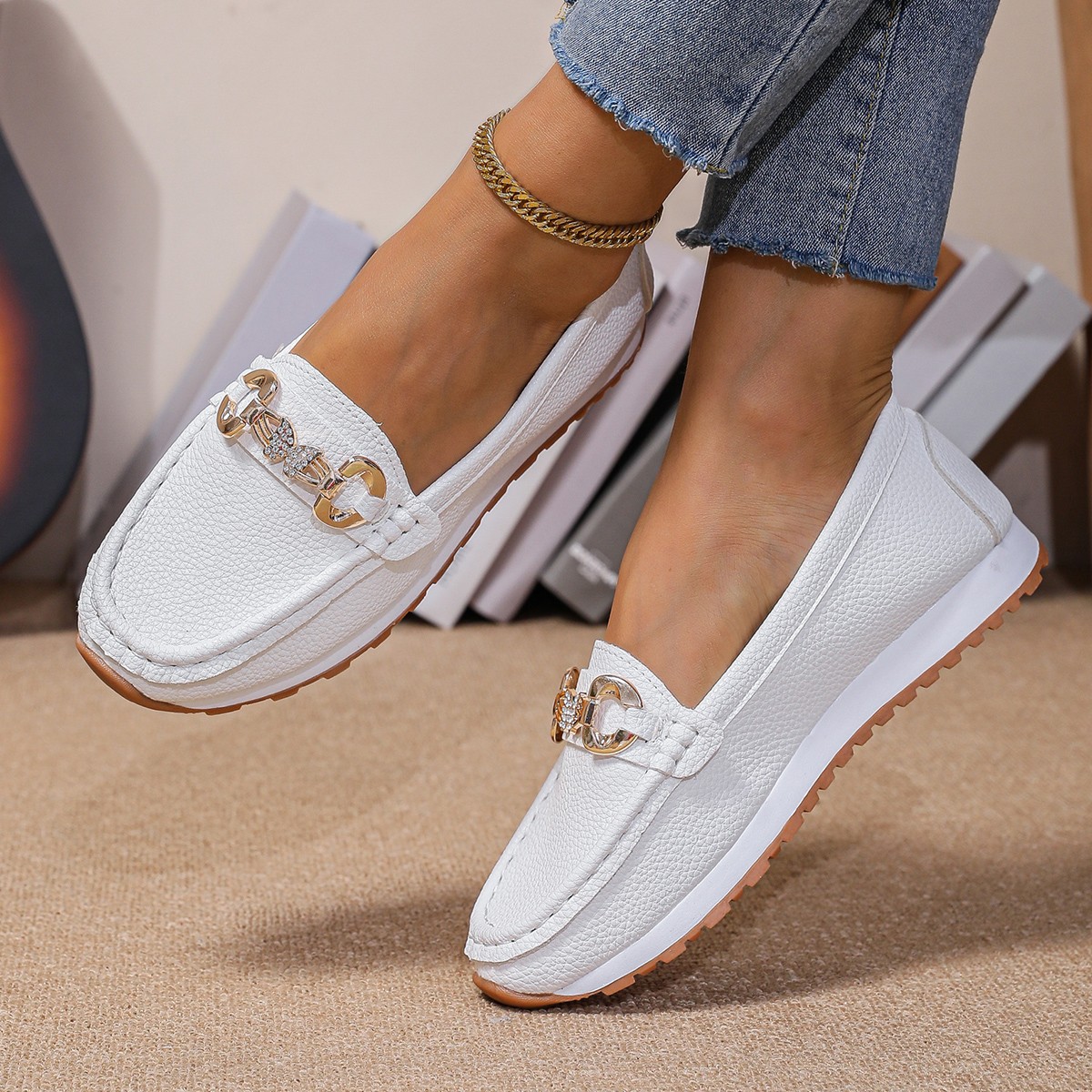 2026 New Women Flats Spring Au – Women Shoes Loafers recenzja i cena