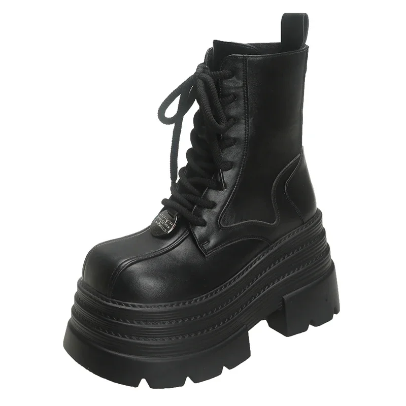 Women Boots Gothic Leather Wom – Women Shoes Luxury Brand recenzja i cena