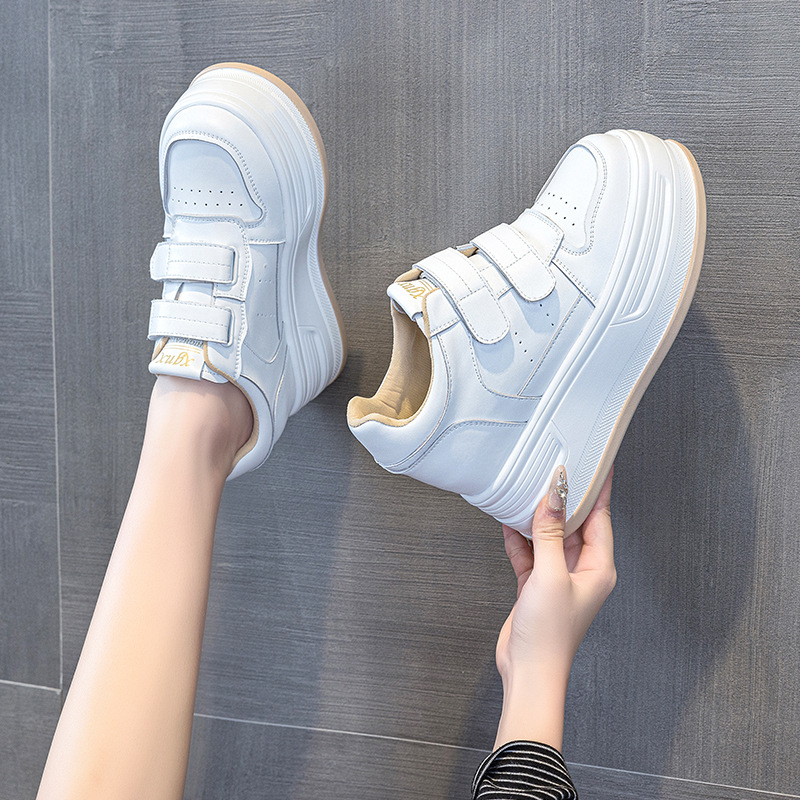 10CM Cow Genuine Leather Autum – Platform Sneakers Chunky recenzja i cena